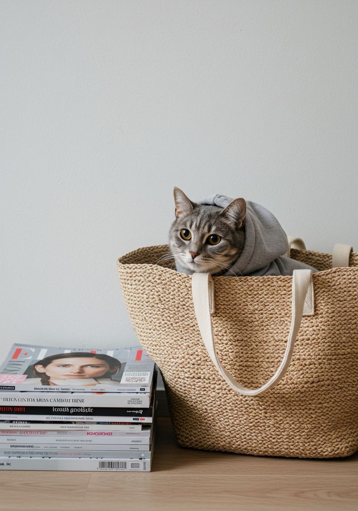 Pet enjoying a relaxed moment at home