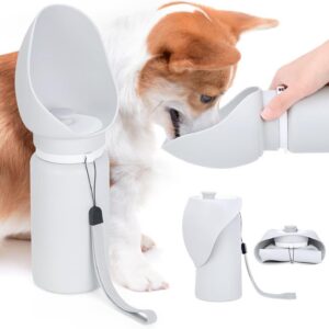 Dog Water Bottle Leak Proof Portable Travel Pet Water Bottle Foldable Lightweight Dog Water Dispenser Drinking Bowl For Dogs Puppy Pets On The Go For Outdoor